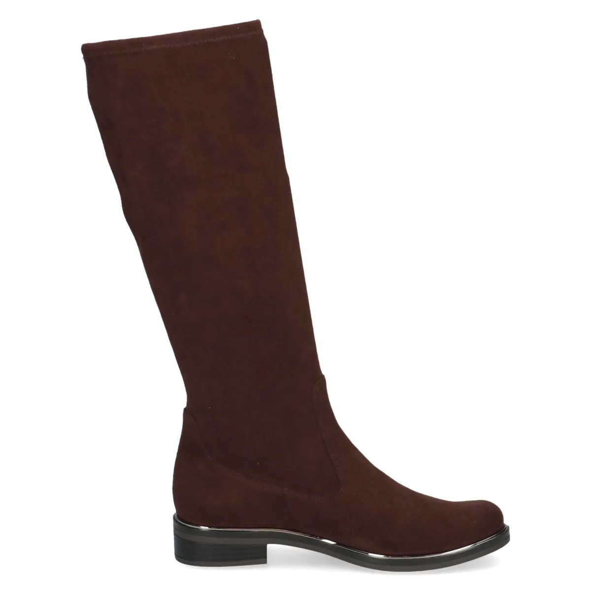 Caprice Caprice 9-9-25512-41 302 Lange Laarzen Donker Bruin Stretch Dames