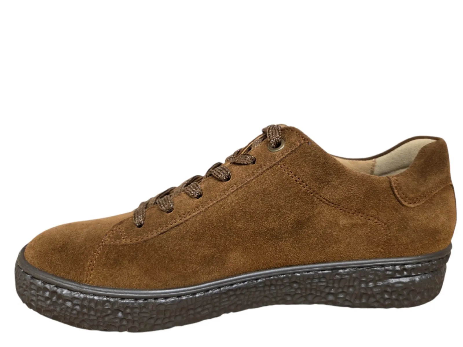 Hartjes Hartjes 162.1401/30 53.00 Sneakers Bruin Suede Dames Breedtemaat H