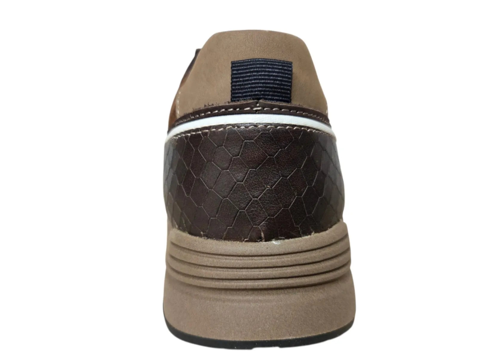 Australian Australian Connery K D12 Brown Taupe Sneakers Bruin Taupe Leer en Suede Heren