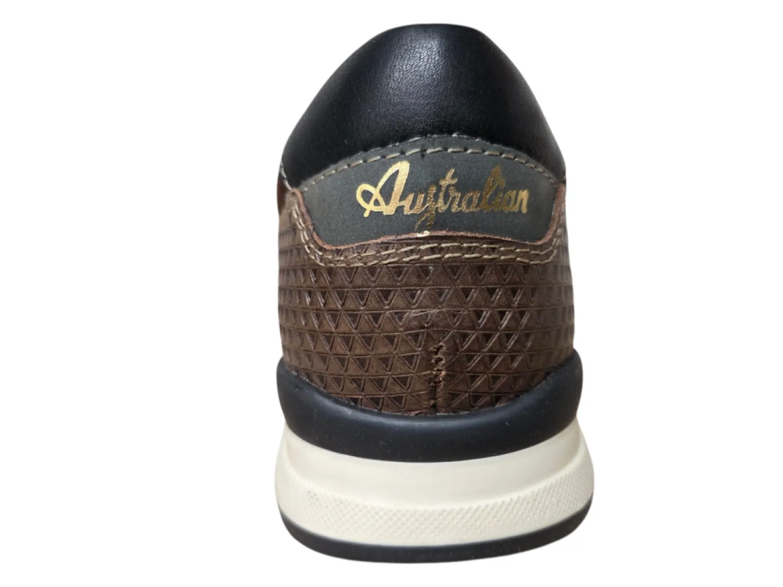 Australian Australian Filmon PKK Grey Brown Black Sneakers Grijs Bruin Zwart Leer en Suede Heren