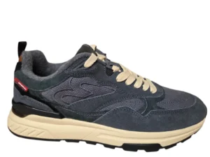 Bufflox Bufflox Grimbergen Stone Blue Sneakers Blauw Suede en Textiel Heren