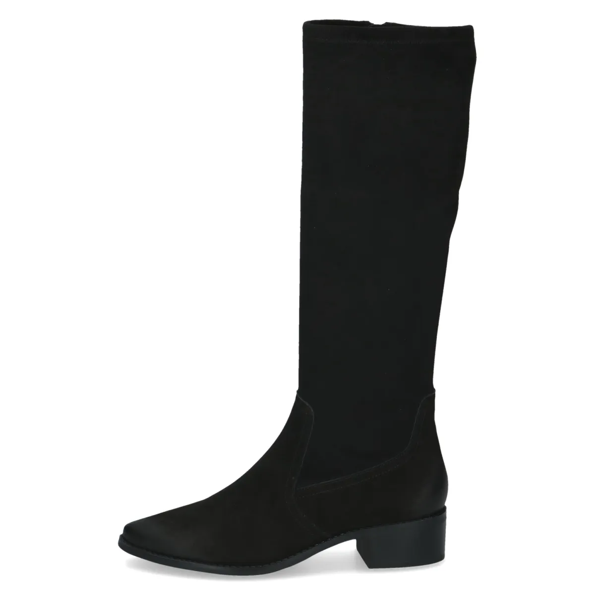 Caprice Caprice 9-9-25541-47 019 Black Lange Laarzen Zwart Stretch Dames