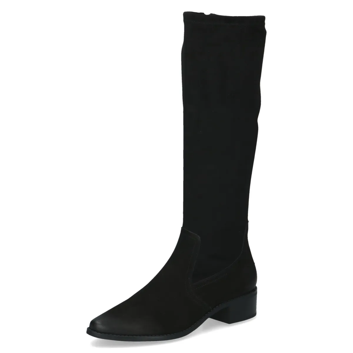 Caprice Caprice 9-9-25541-47 019 Black Lange Laarzen Zwart Stretch Dames