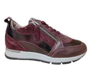 DL Sport DL Sport 7116 944 03 Vitello Vino Sneakers Aubergine Leer Dames