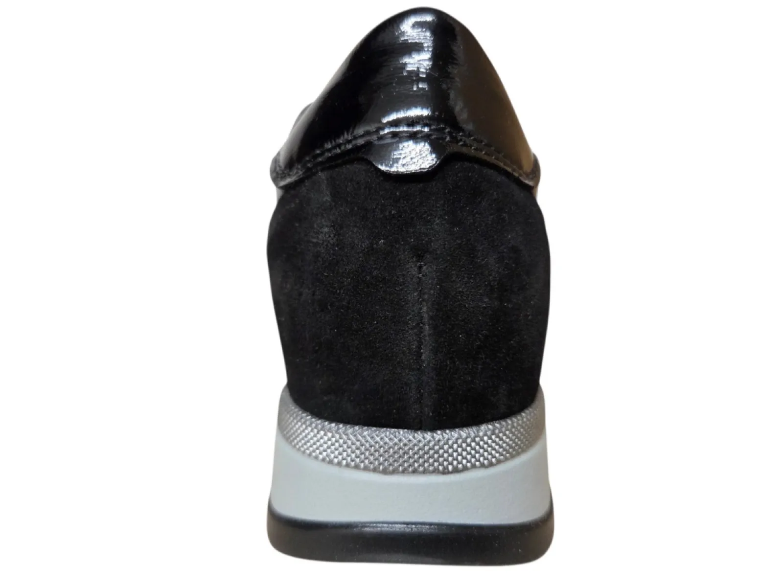 DL Sport DL Sport 7118 944 06 Velour Negro Sneakers Zwart Suede en Lak Dames