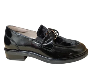 DL Sport DL Sport 7181 222 05 Scillak Nero Loafers Zwart Lak Dames