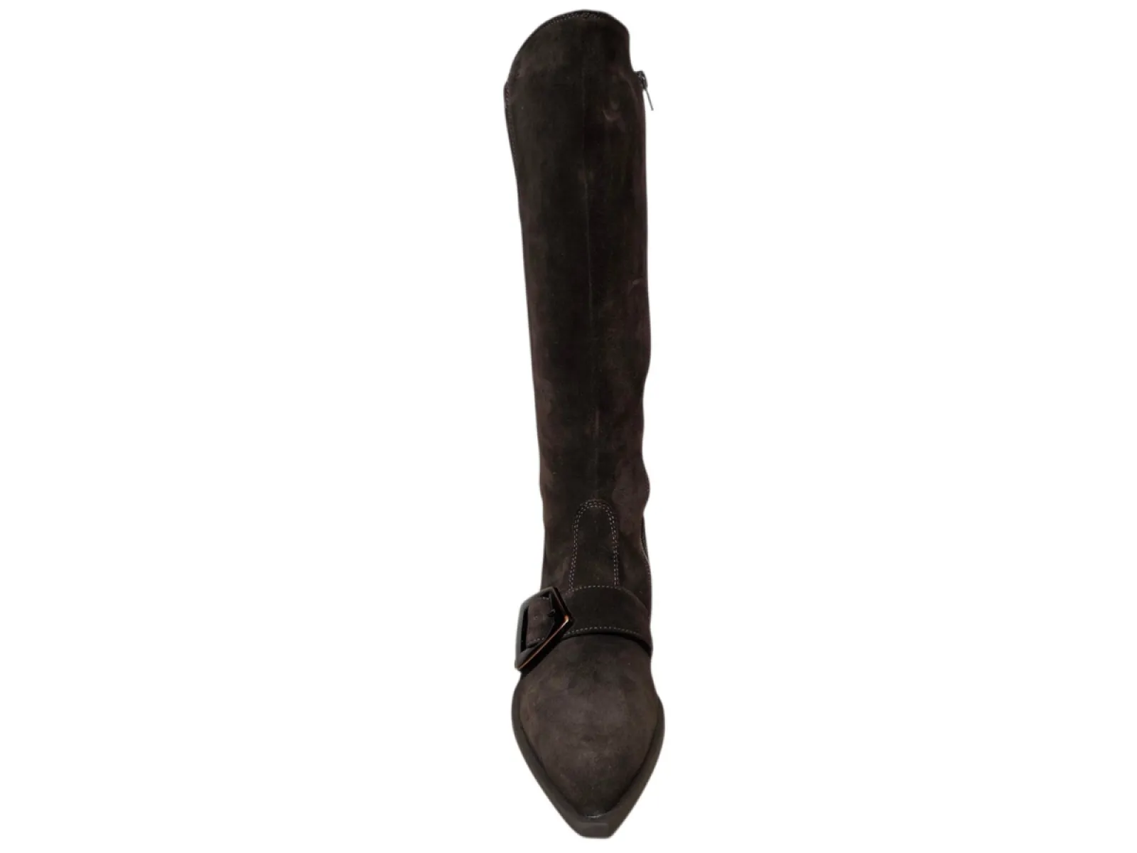DL Sport DL Sport 7227 712 01 Velour Cacao Lange Laarzen Bruin Suede en Stretch Dames