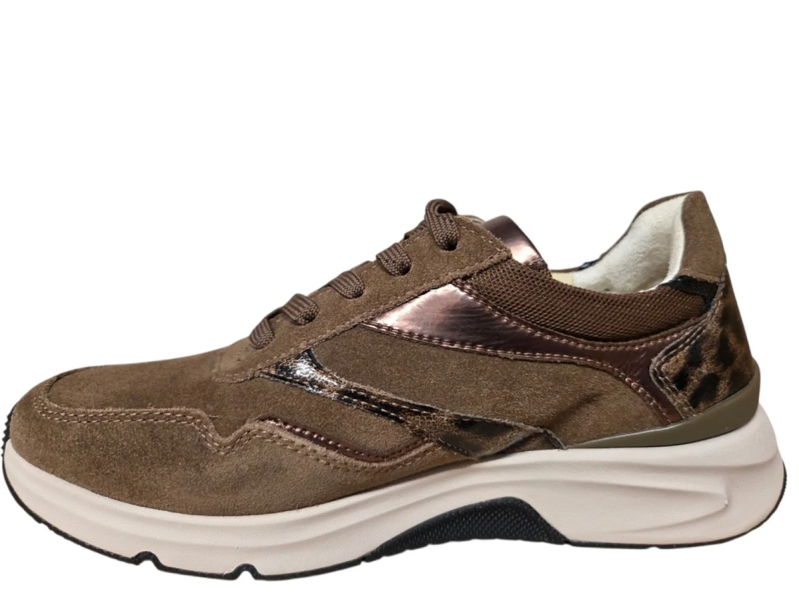 Gabor Gabor 0103.01.012 Rolling Soft Sneakers Bruin Suede Dames