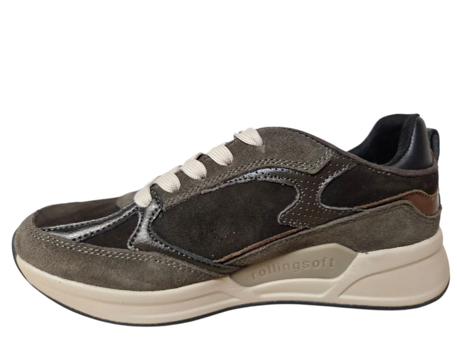 Gabor Gabor 0104.03.003 Rolling Soft Sneakers Bruin Brons Suede Dames