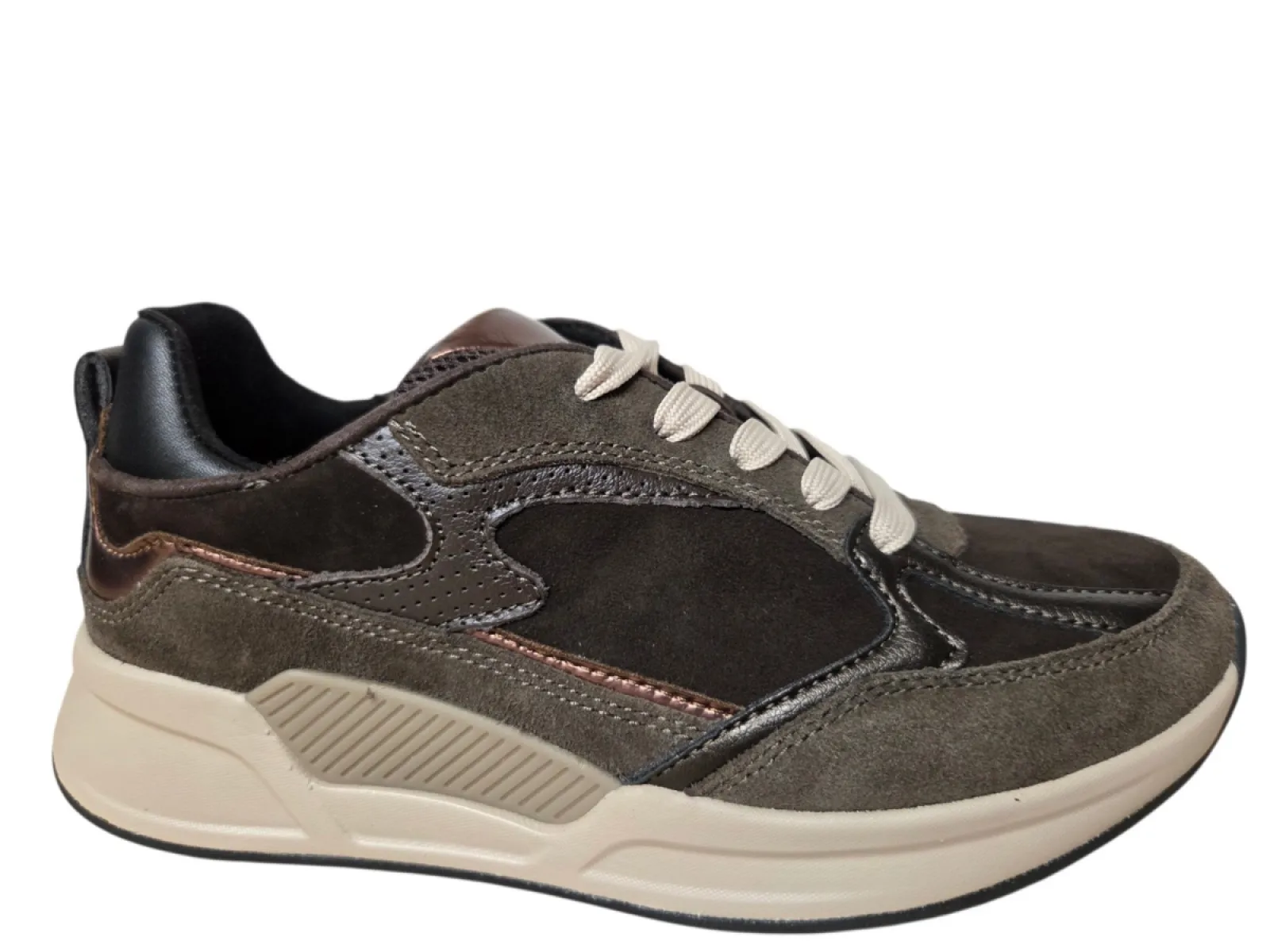 Gabor Gabor 0104.03.003 Rolling Soft Sneakers Bruin Brons Suede Dames