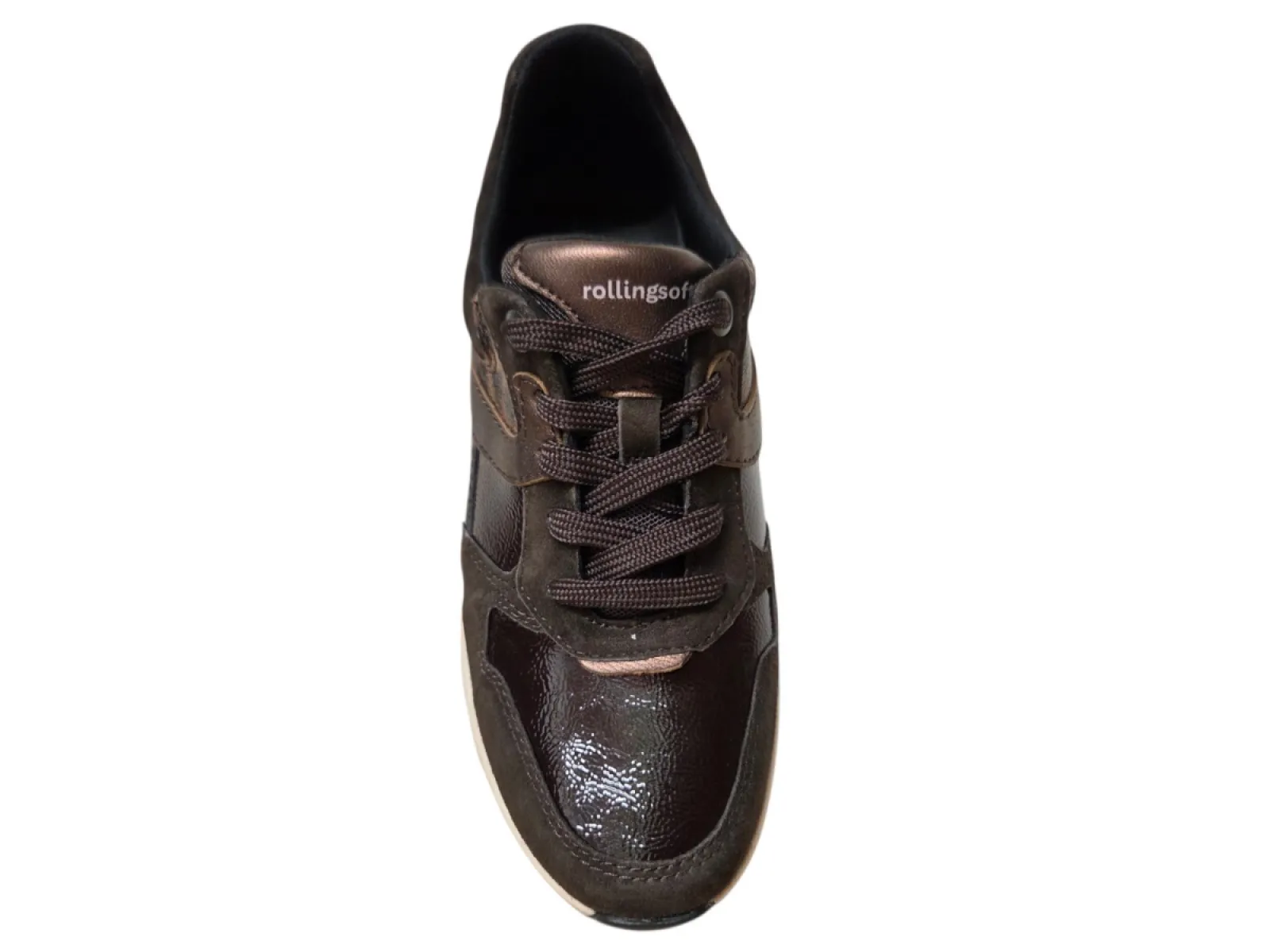 Gabor Gabor 0106.03.006 Sneakers Bruin met Brons Leer, Lak en Nubuck Dames
