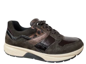 Gabor Gabor 0106.03.006 Sneakers Bruin met Brons Leer, Lak en Nubuck Dames