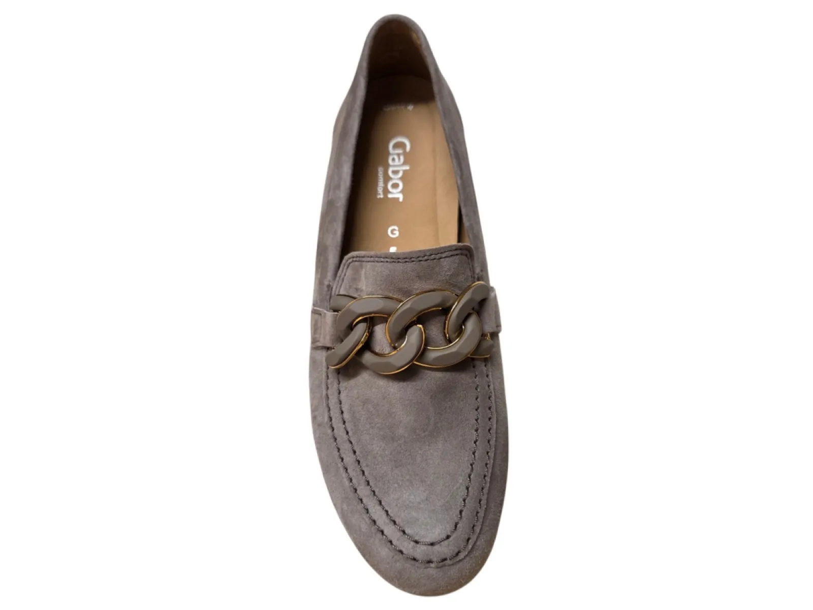 Gabor Gabor 4004.01.001 Instappers Taupe Suede Dames