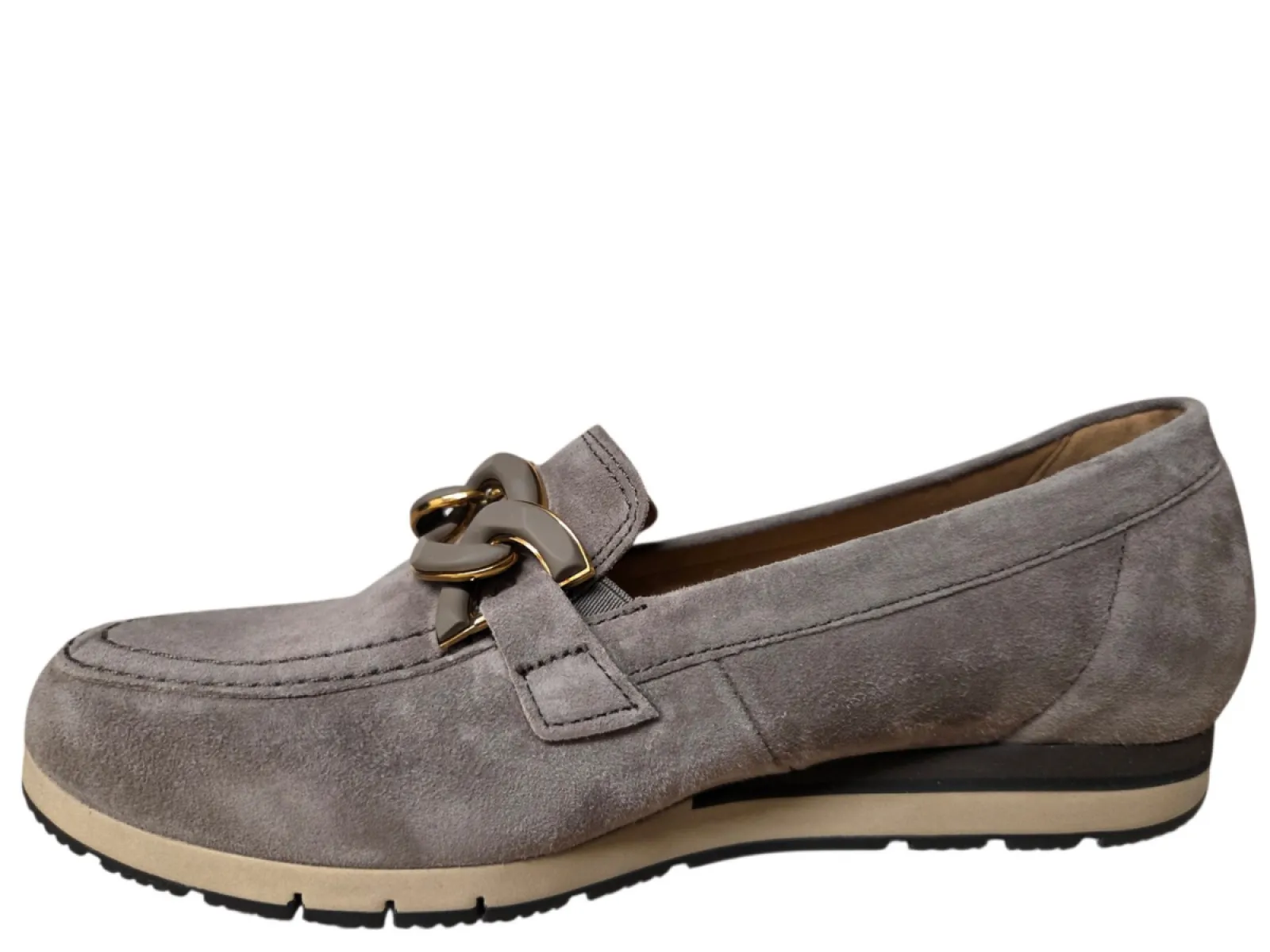 Gabor Gabor 4004.01.001 Instappers Taupe Suede Dames