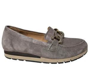 Gabor Gabor 4004.01.001 Instappers Taupe Suede Dames