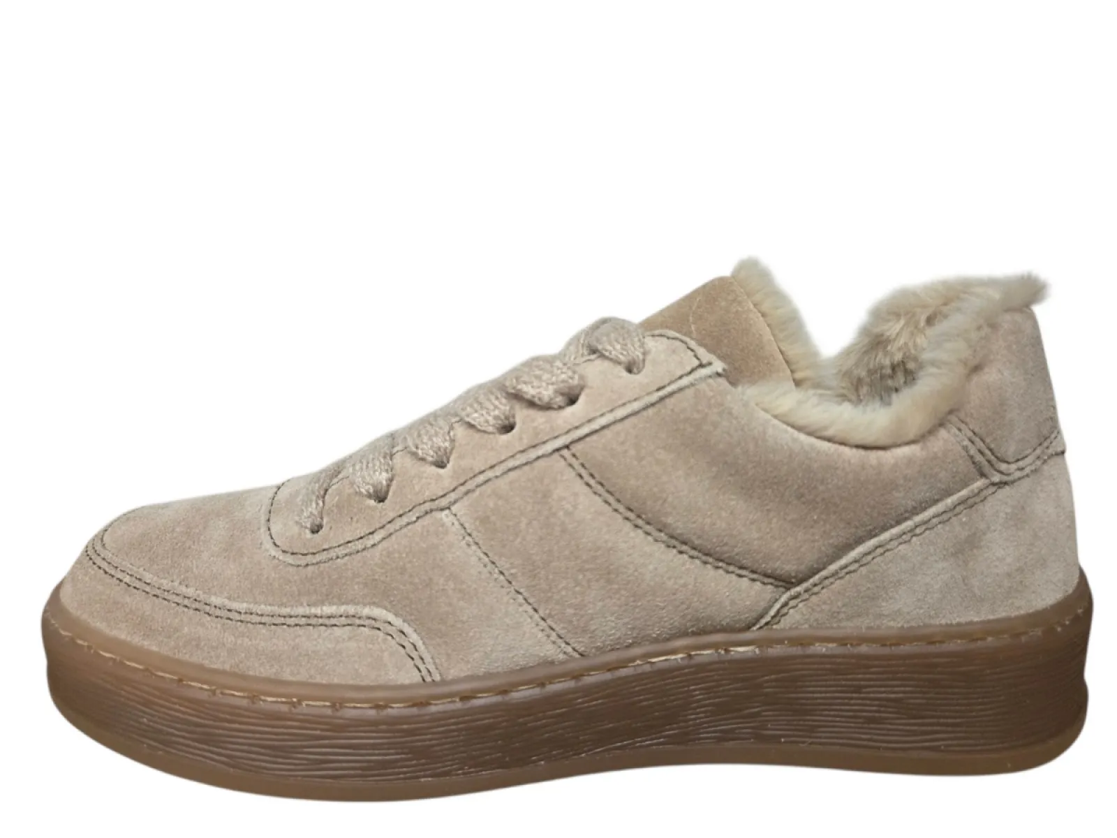 Gabor Gabor 6018.02.002 Sneakers Beige Suede Dames
