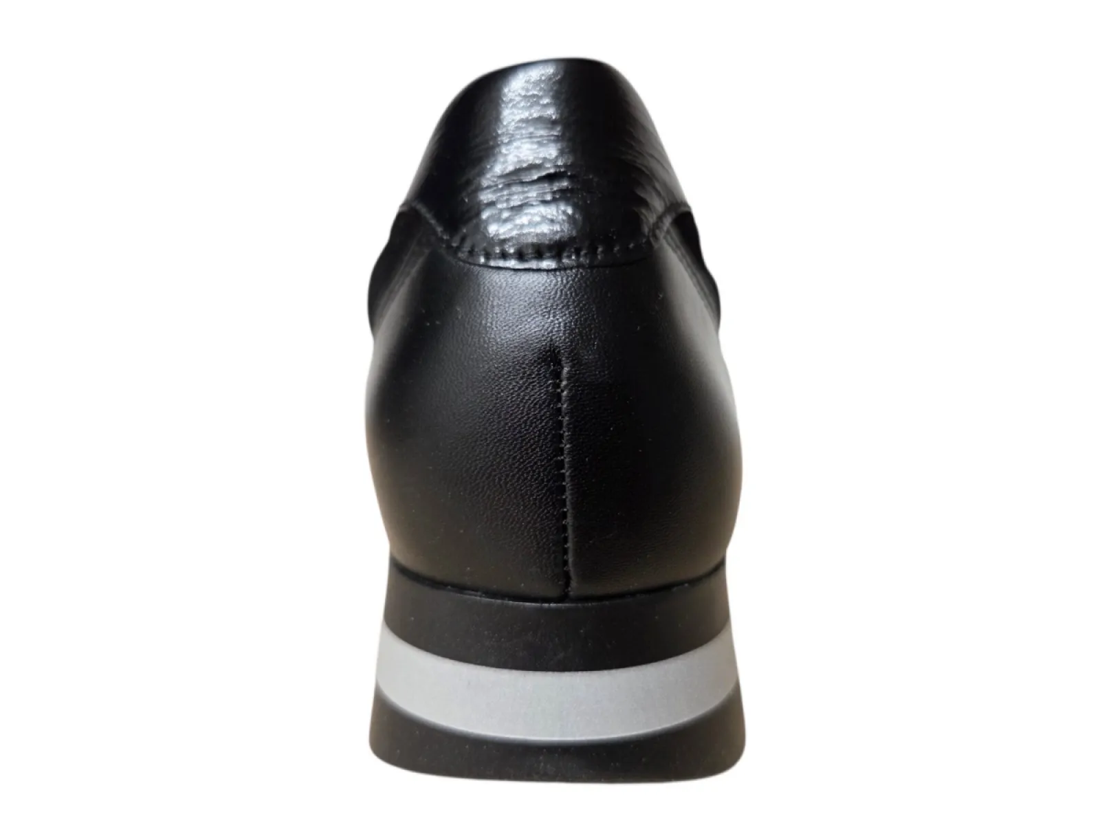 Gabor Gabor 6030.01.001 Sneakers Zwart Leer en Suede Dames Breedtemaat H