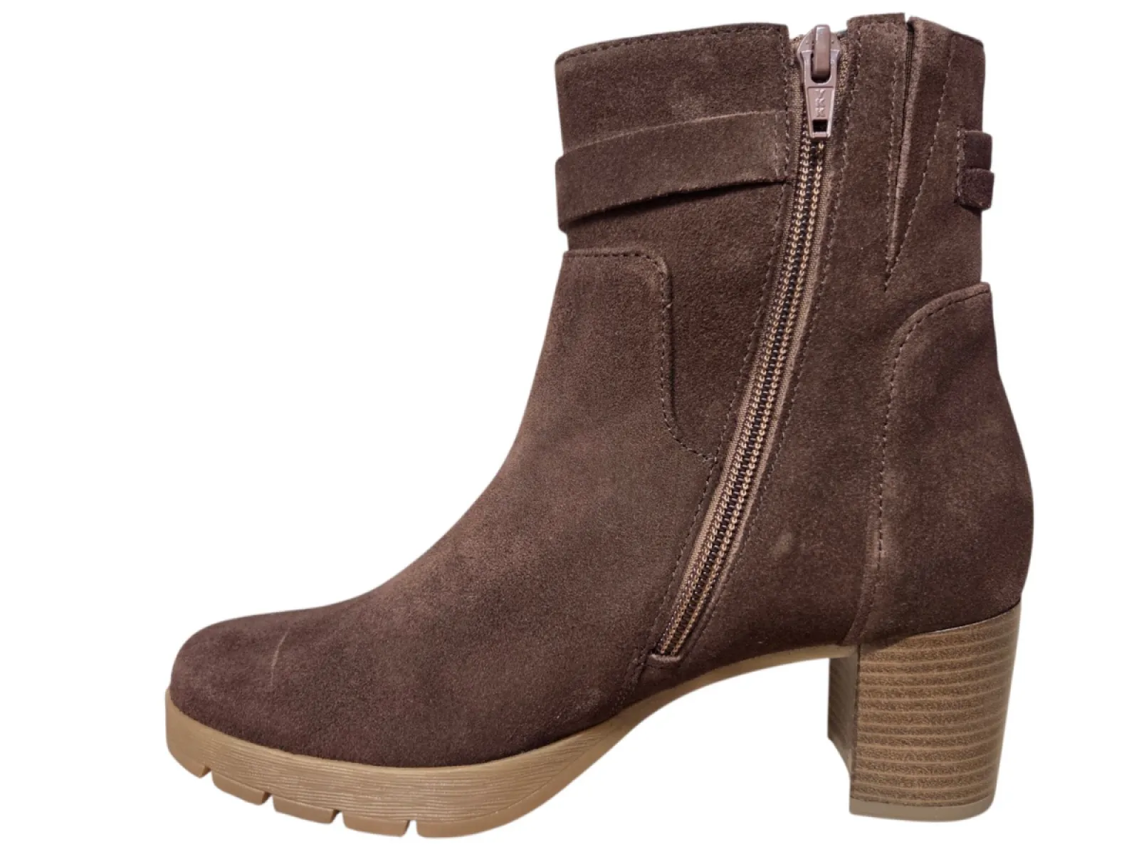 Gabor Gabor 8030.02.004 Enkellaarzen Bruin Suede Dames
