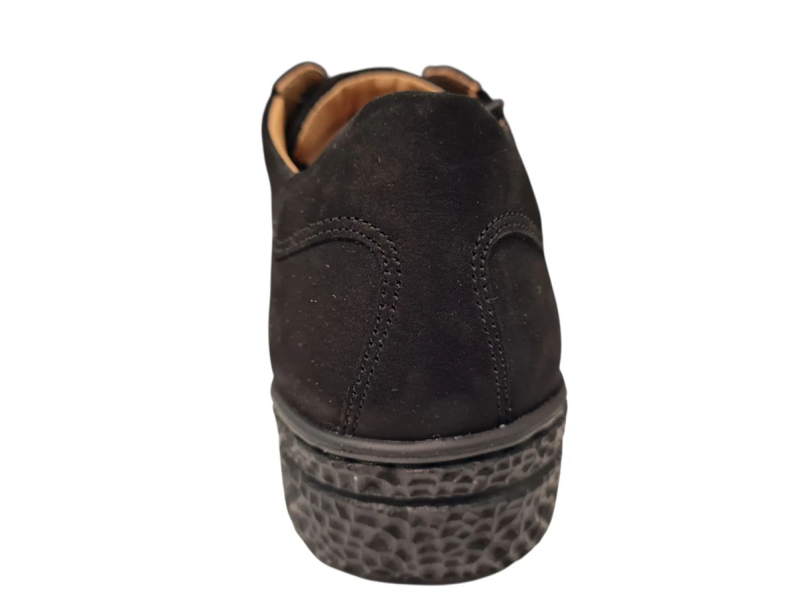Hartjes Hartjes 162.1405/99 01.01 Sneakers Zwart Suede Dames Breedtemaat H
