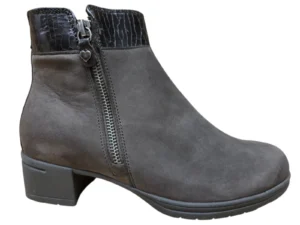 Hartjes Hartjes 172.0247/24 41.77 Veterschoenen Grijs Nubuck Dames Breedtemaat H