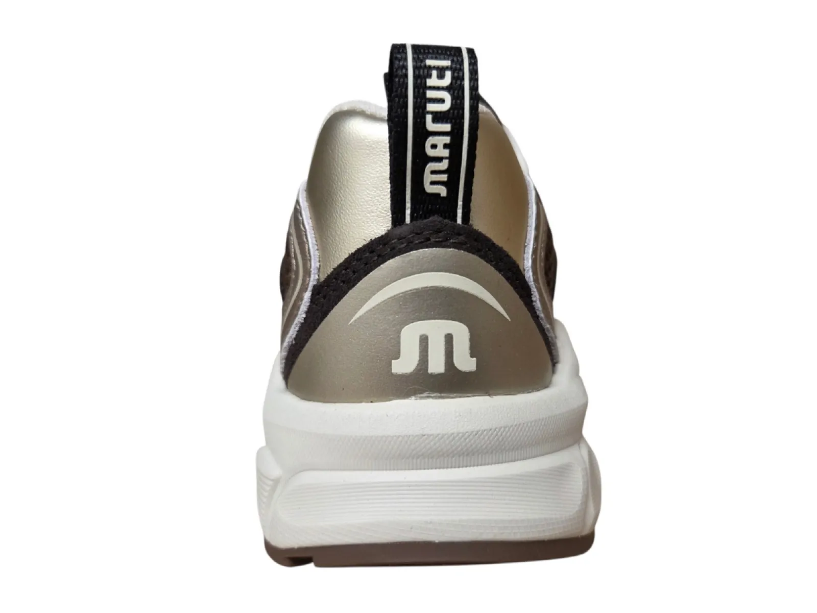 Maruti Maruti Novi Leather Brown DN7 Sneakers Bruin Brons Leer en Mesh Dames