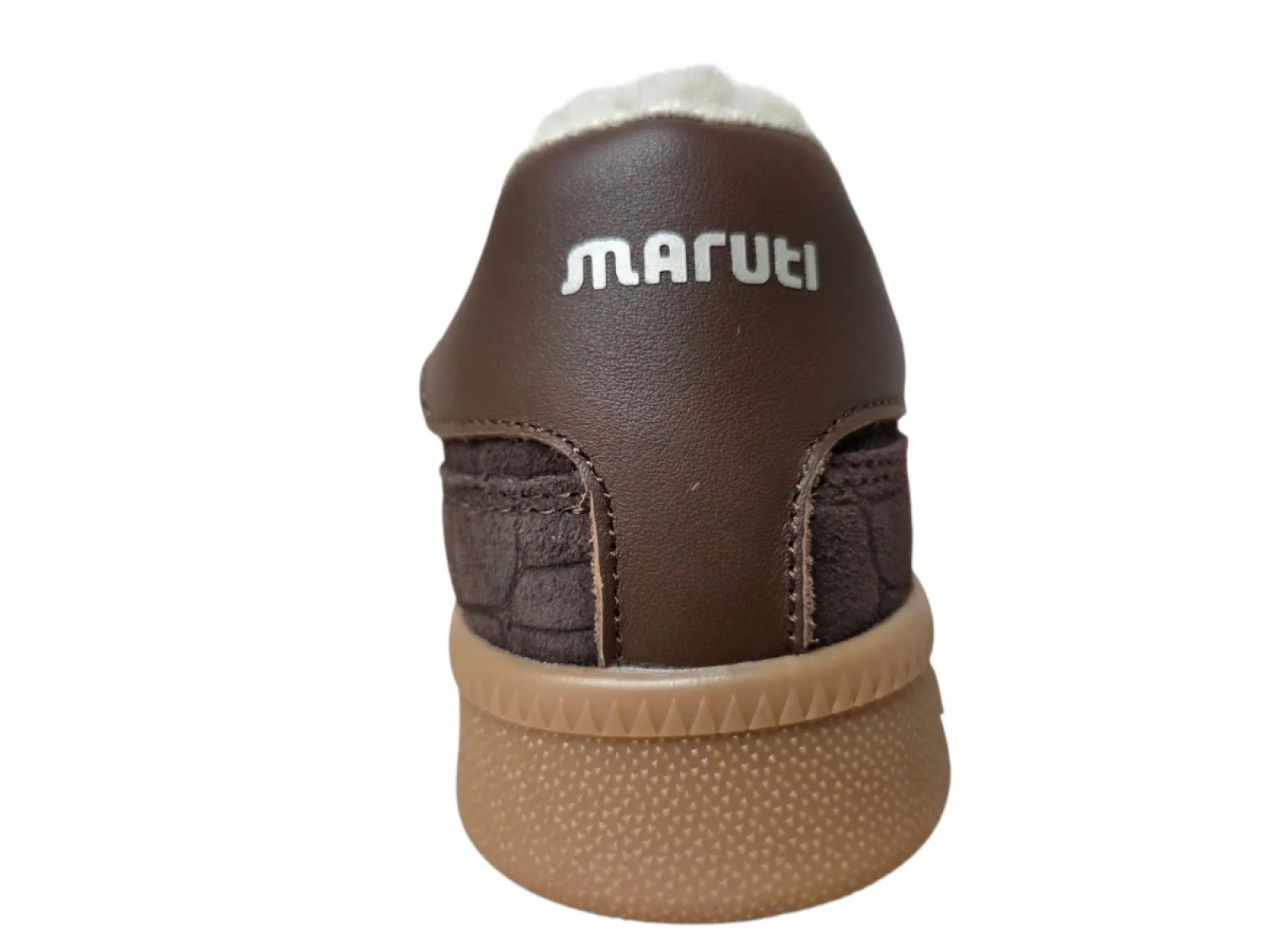 Maruti Maruti Yana Suede Brown D00 Sneakers Bruin Suede Dames Klittenbandsluiting