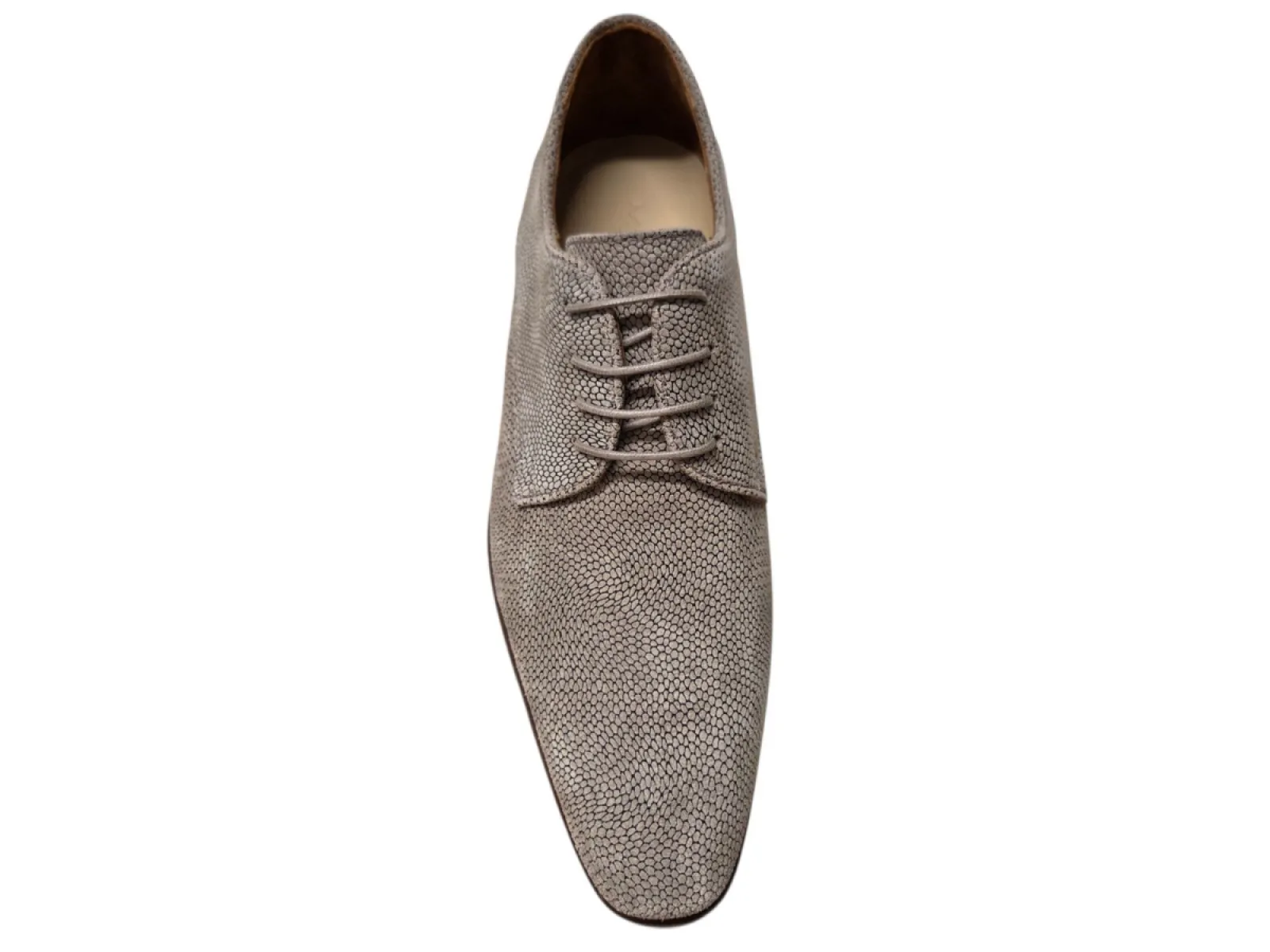 Melik Melik Gabbro Sughero Suede Geklede Veterschoenen Taupe Suede Heren