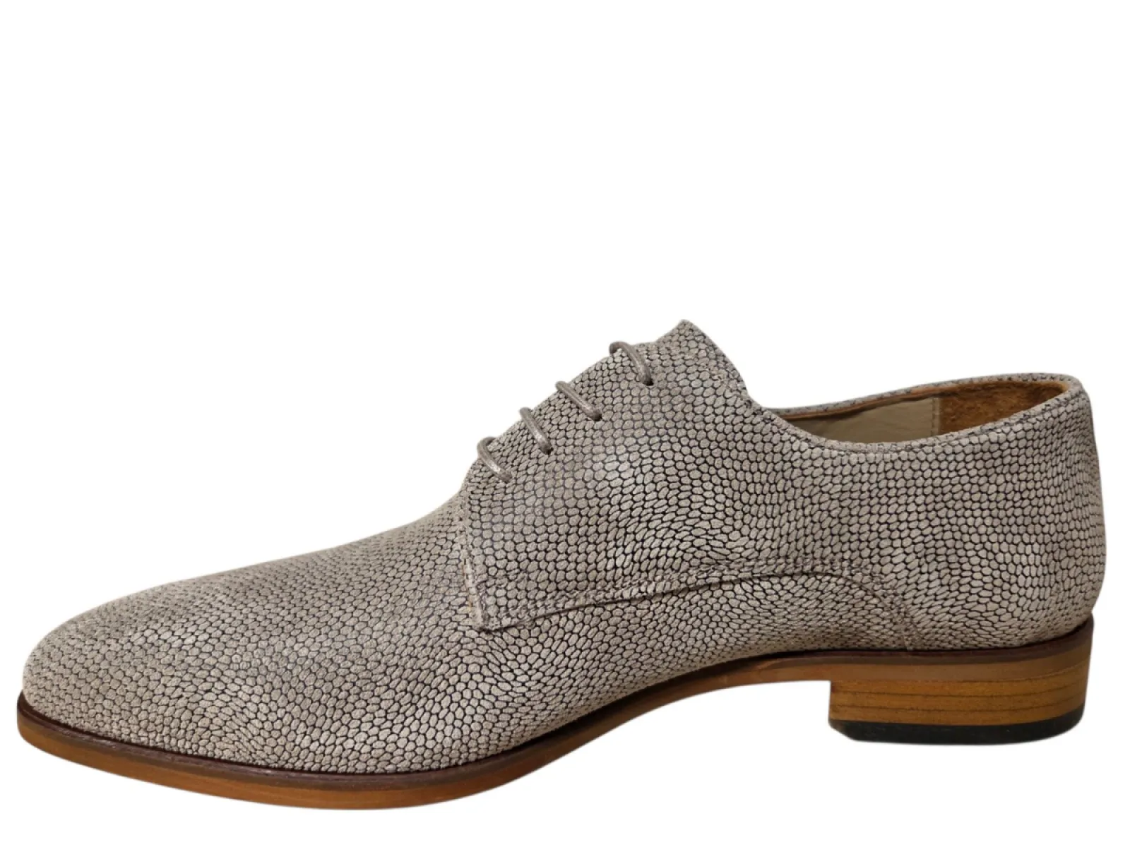 Melik Melik Gabbro Sughero Suede Geklede Veterschoenen Taupe Suede Heren