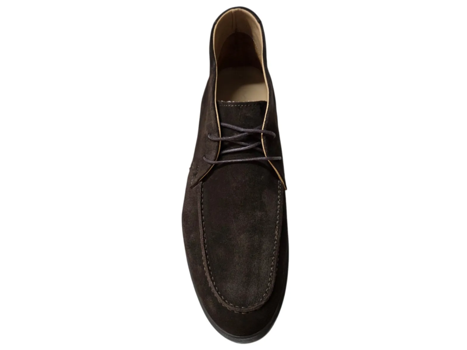 Melik Melik Lantana Bruin Suede Veterschoenen Bruin Suede Heren