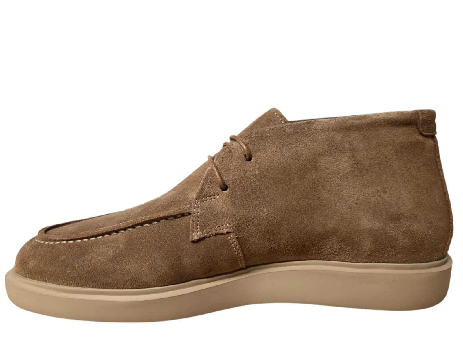 Melik Melik Lantana Sigaro Suede Veterschoenen Beige Suede Heren