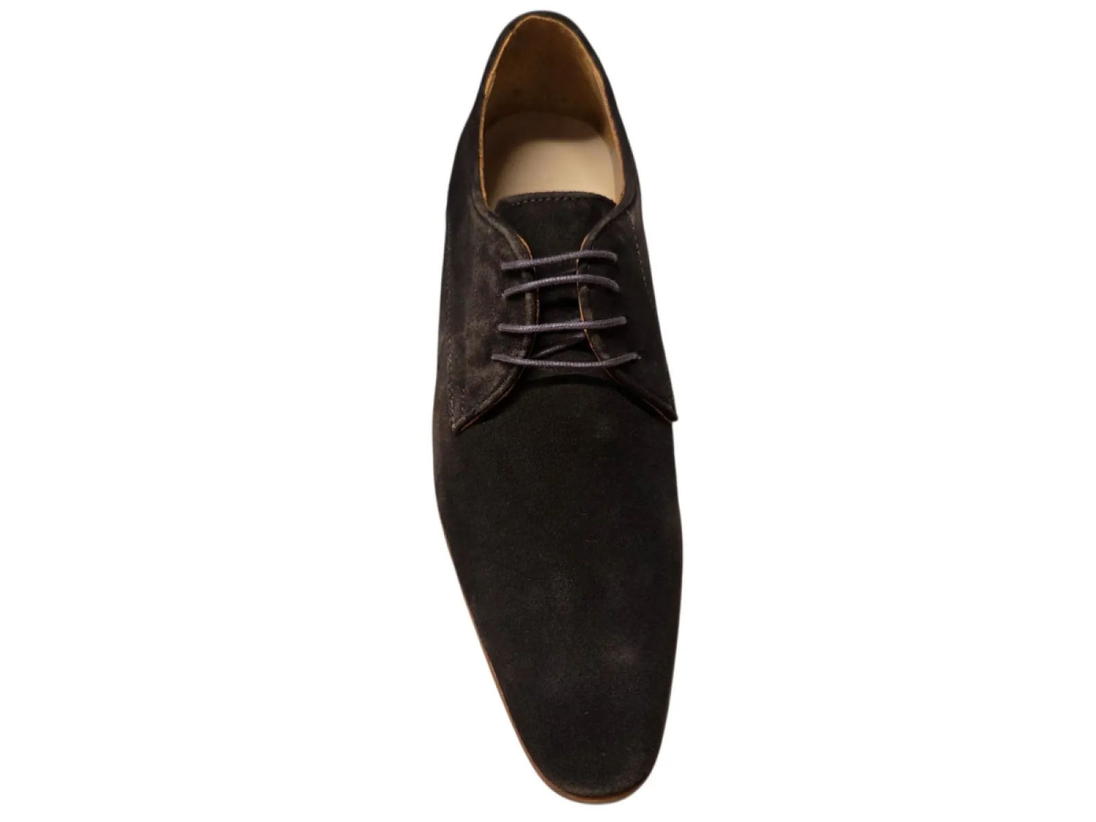 Melik Melik Schitz Bruin Suede Nette Veterschoenen Bruin Suede Heren