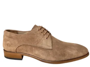 Melik Melik Schitz Sigaro Suede Nette Veterschoenen Beige Suede Heren