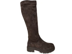 Monshoe Monshoe 1.26.68.002.01 Lange Laarzen Bruin Suede Dames