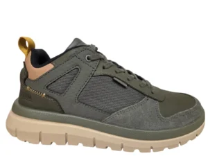 Palladium Palladium Pallaflex Low Mix Olive Night Sneakers Olijf Groen Leer Combi Heren