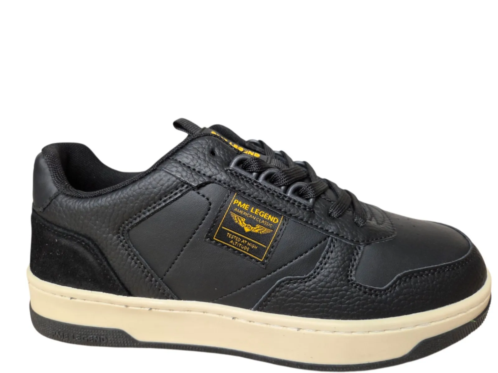 P.M.E. P.M.E. Porter CS-10 Black A00 Sneakers Zwart Leer Heren
