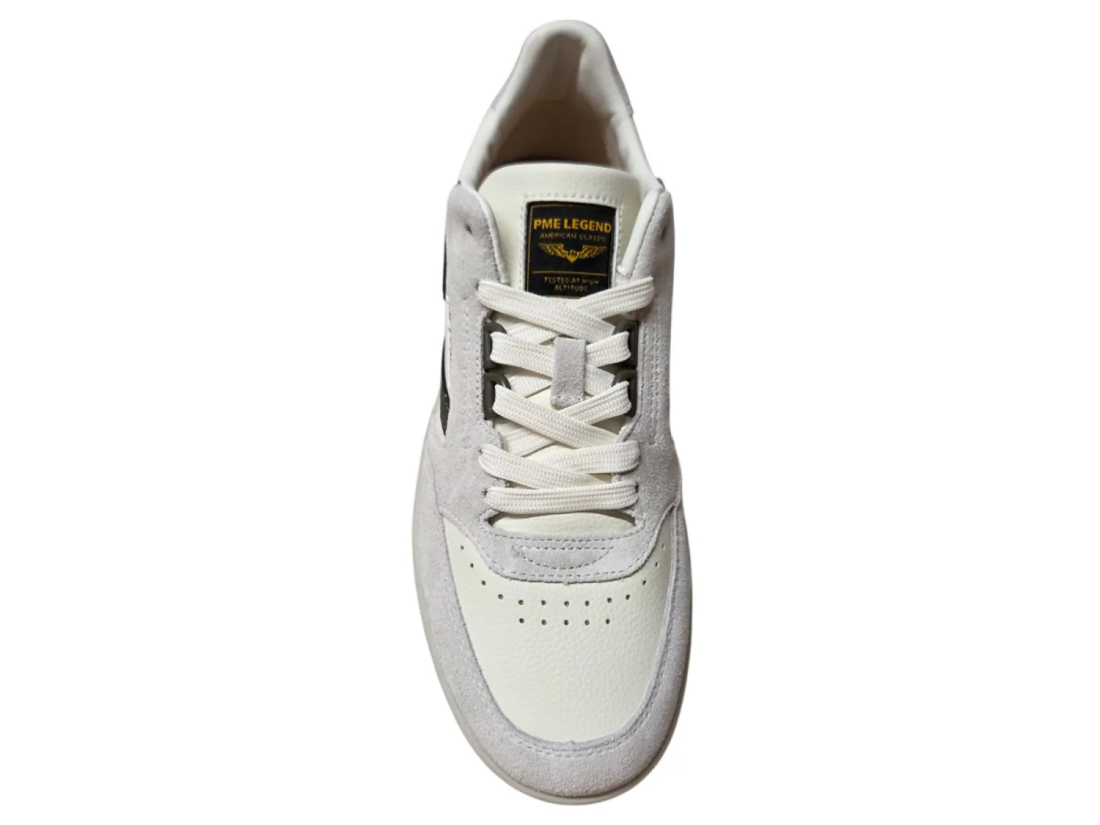 P.M.E. P.M.E. Porter CS-22 Beige U00 Sneakers Gebroken Wit Leer en Suede Heren