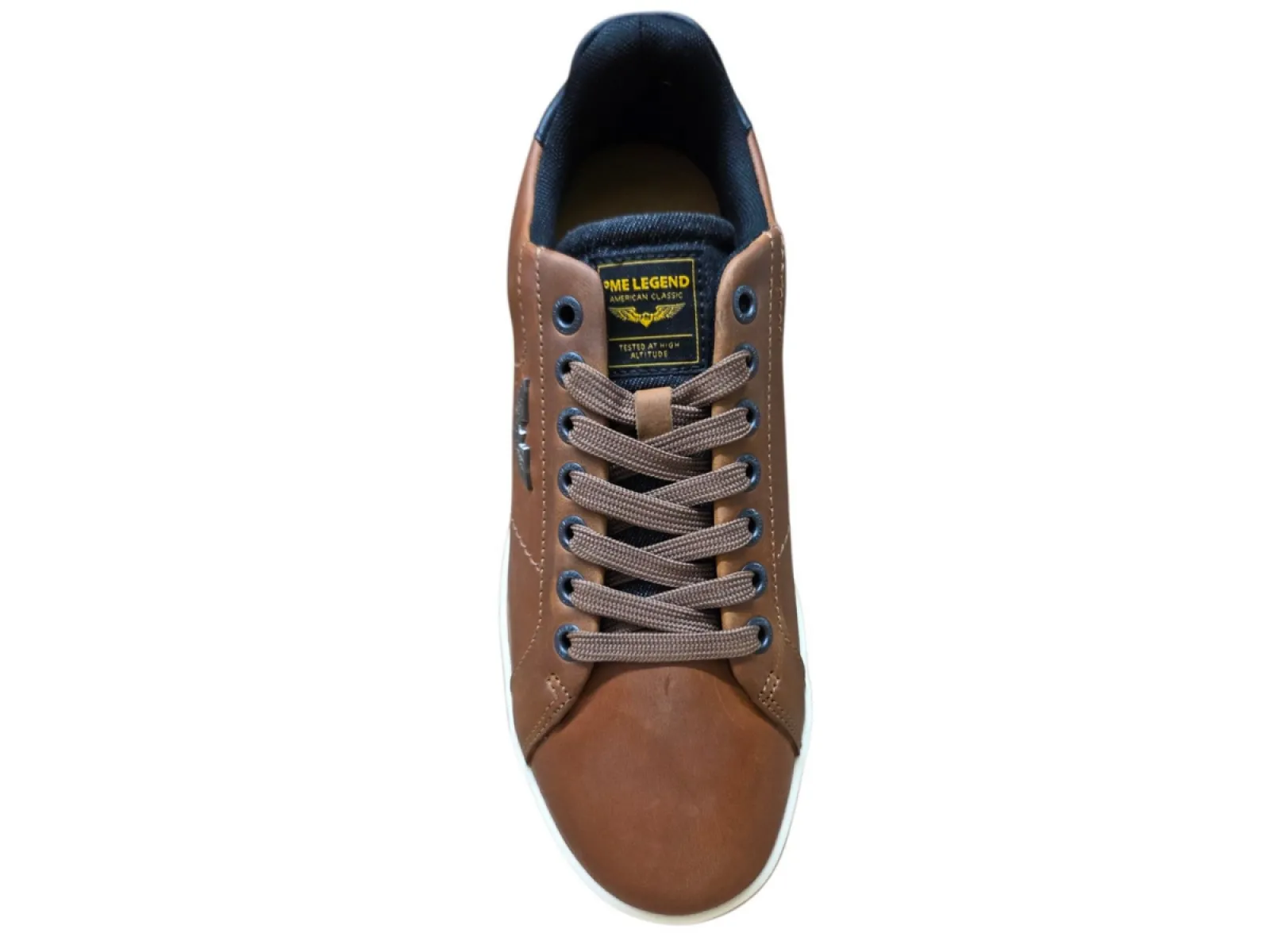 P.M.E. P.M.E. Porter CS-41 Cognac D21 Sneakers Bruin Leer Heren