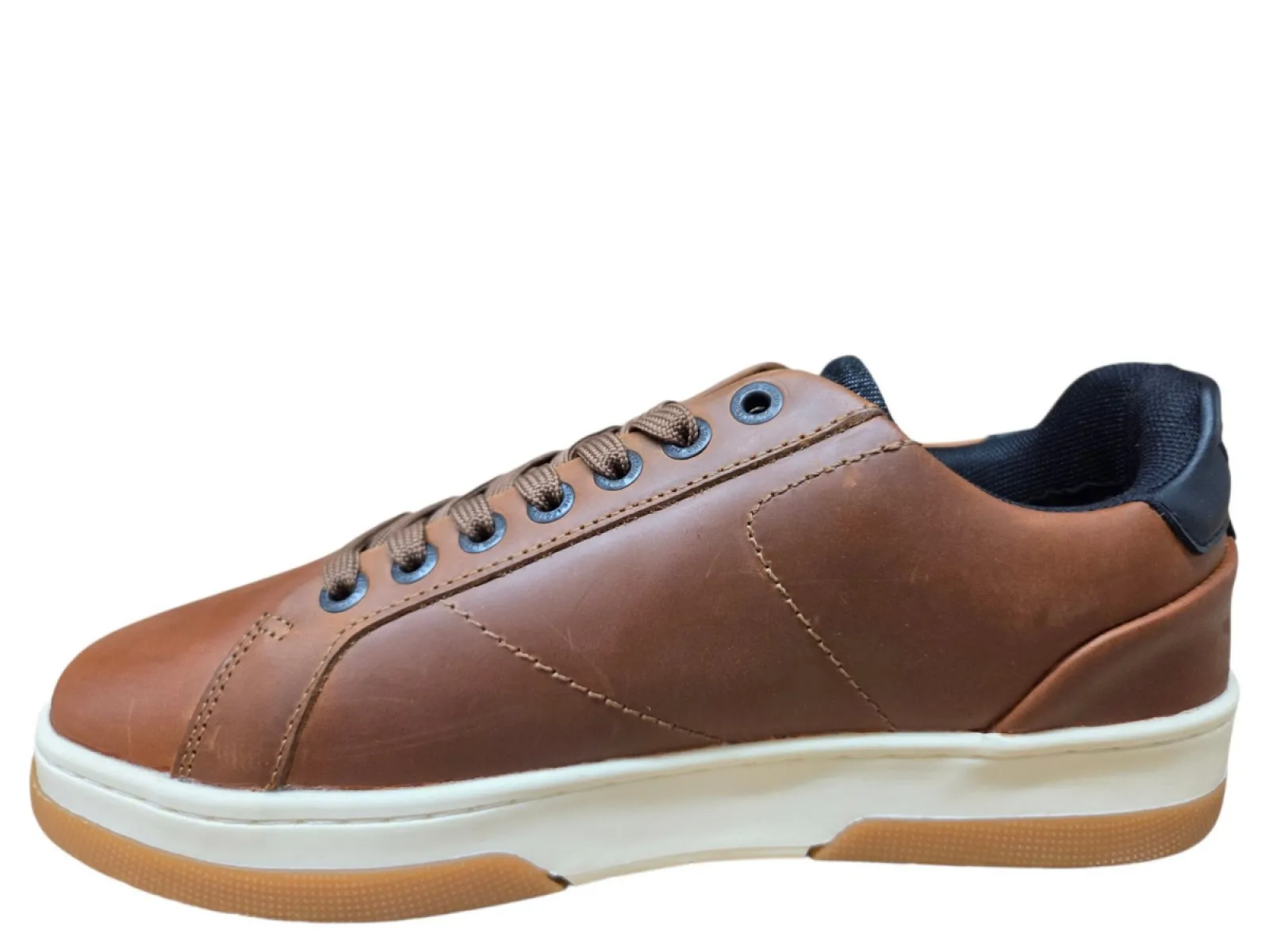 P.M.E. P.M.E. Porter CS-41 Cognac D21 Sneakers Bruin Leer Heren