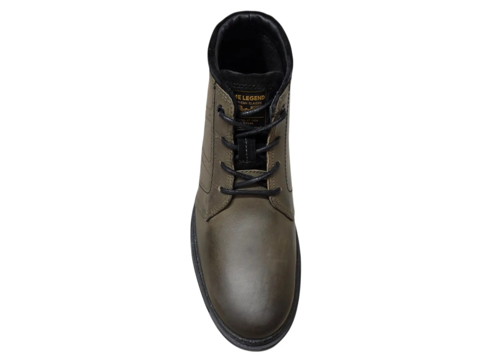 P.M.E. P.M.E. Tarmac DB-10 Green E00 Hoge Veterschoenen Groen Leer Heren