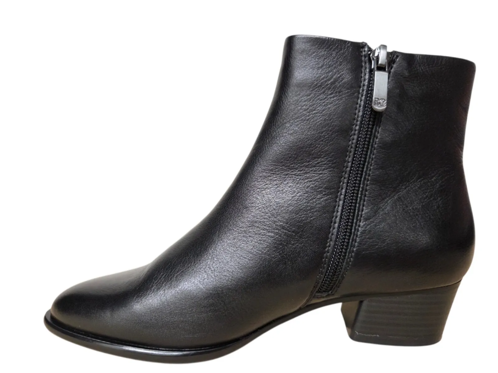 Regarde le Ciel Regarde le Ciel Lori 02 7939 Black Enkellaarzen Zwart Leer Dames