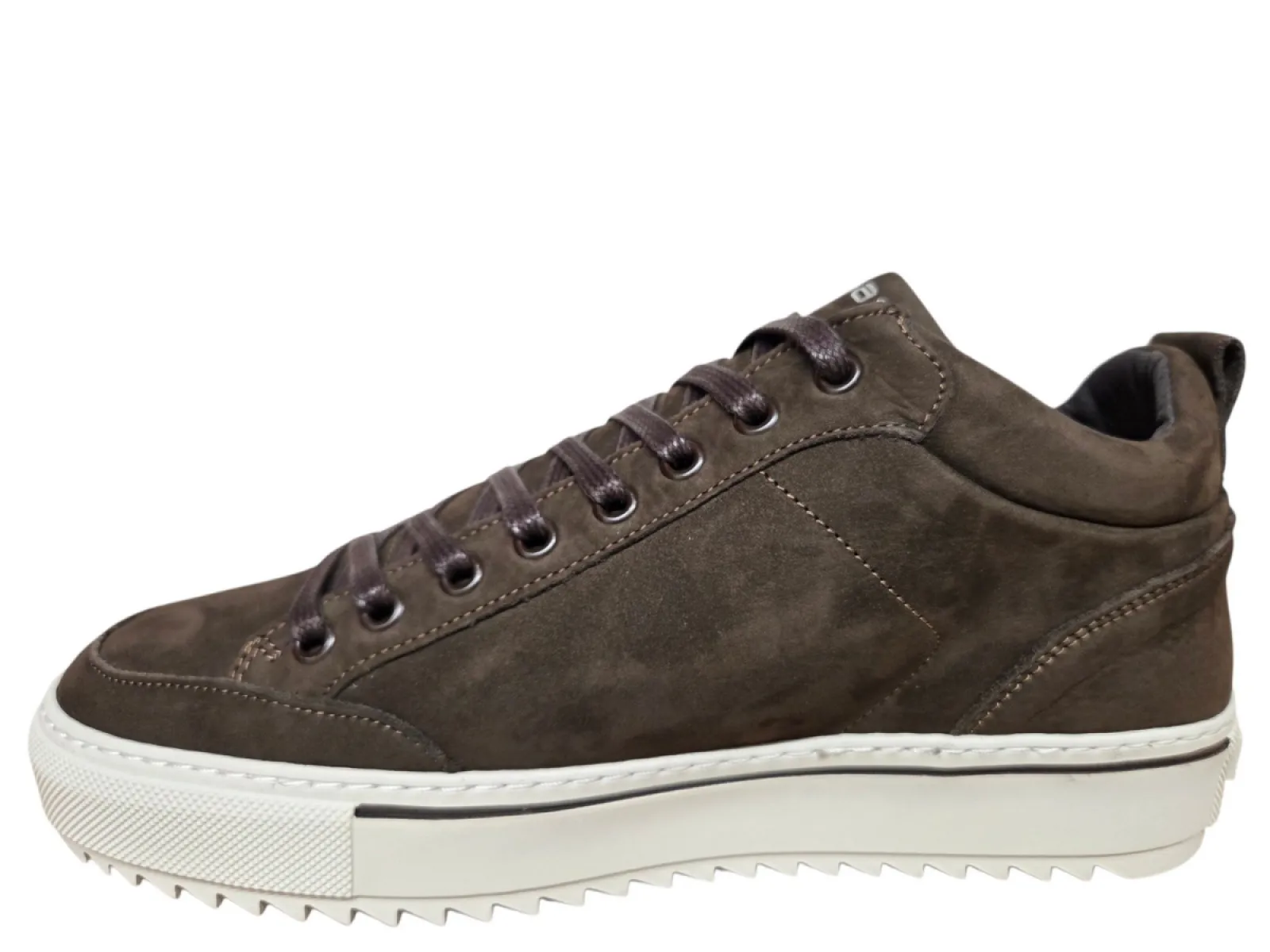 Rehab Rehab Craig Nub 4800 Dark Brown Sneakers Donker Bruin Nubuck Heren