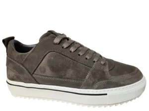 Rehab Rehab Creon Mix 2040 Grey Brown Sneakers Grijs Bruin Suede Heren