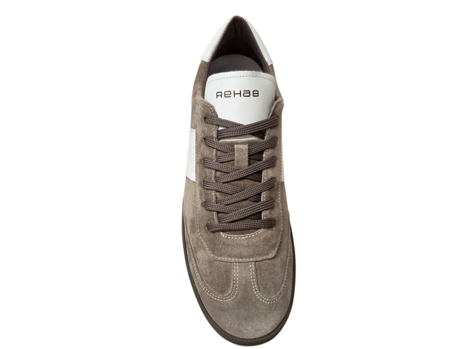 Rehab Rehab Zack Suede 4702 Taupe Sneakers Taupe Suede Heren