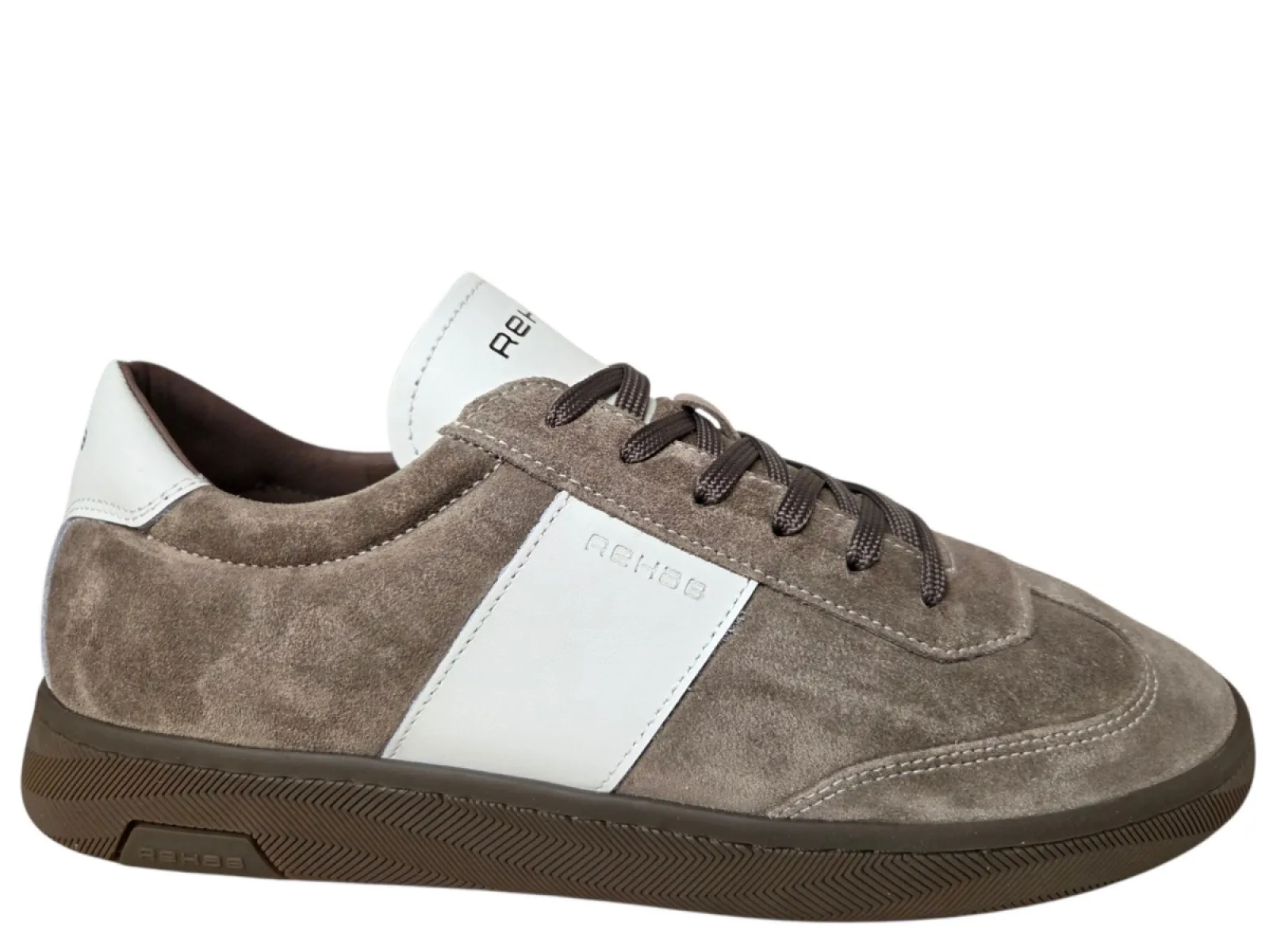 Rehab Rehab Zack Suede 4702 Taupe Sneakers Taupe Suede Heren