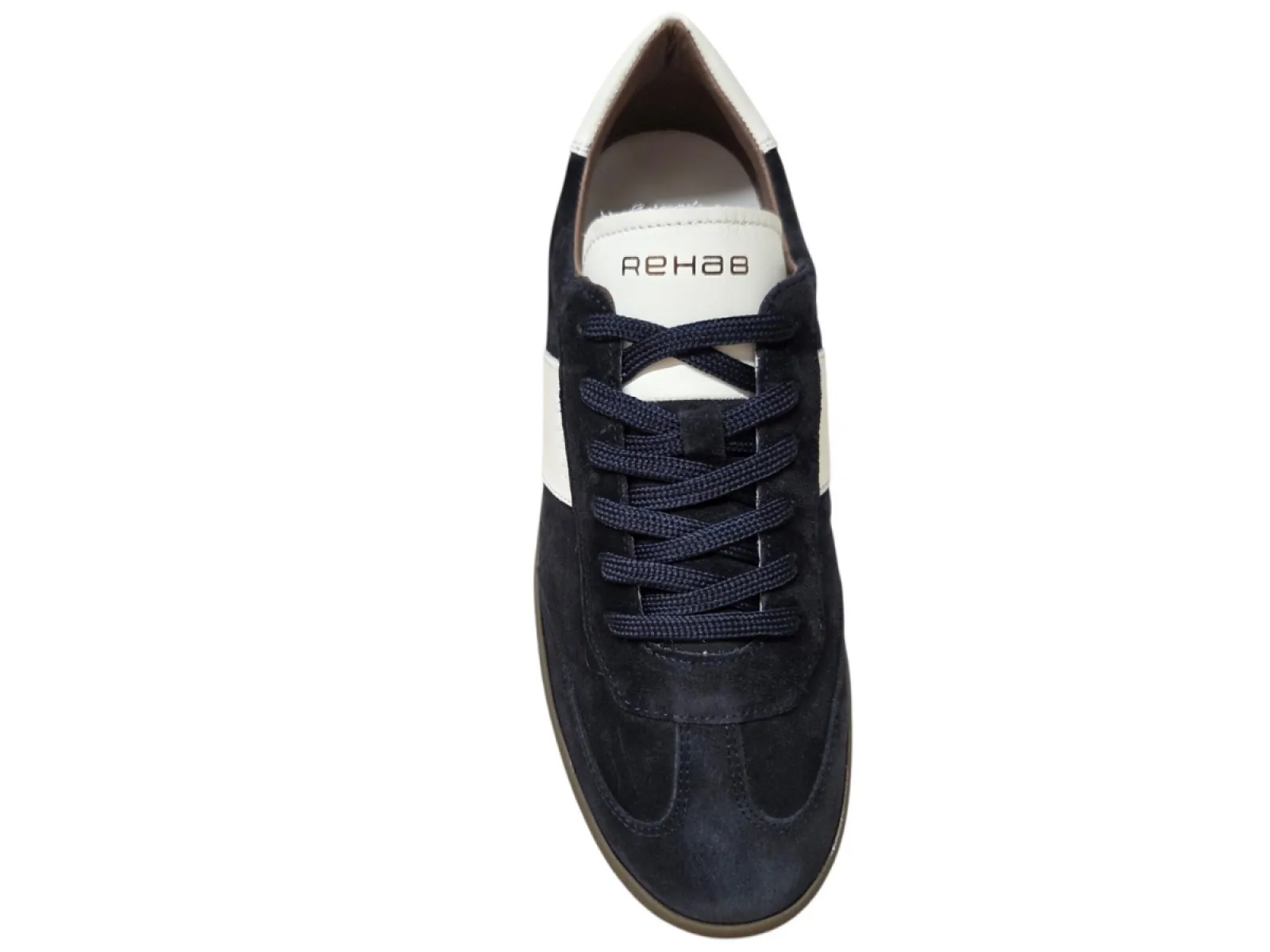 Rehab Rehab Zack Suede 8100 Dark Blue Sneakers Donker Blauw Suede Heren
