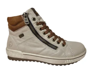 Remonte Remonte D0772-62 Veterschoenen Beige en Bruin Leer Dames