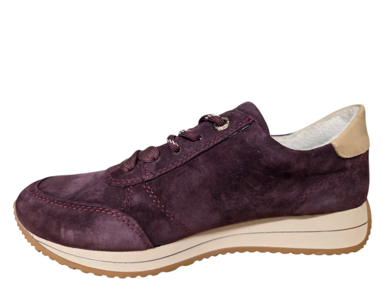 Remonte Remonte D0H19-30 Sneakers Aubergine Nubuck Dames