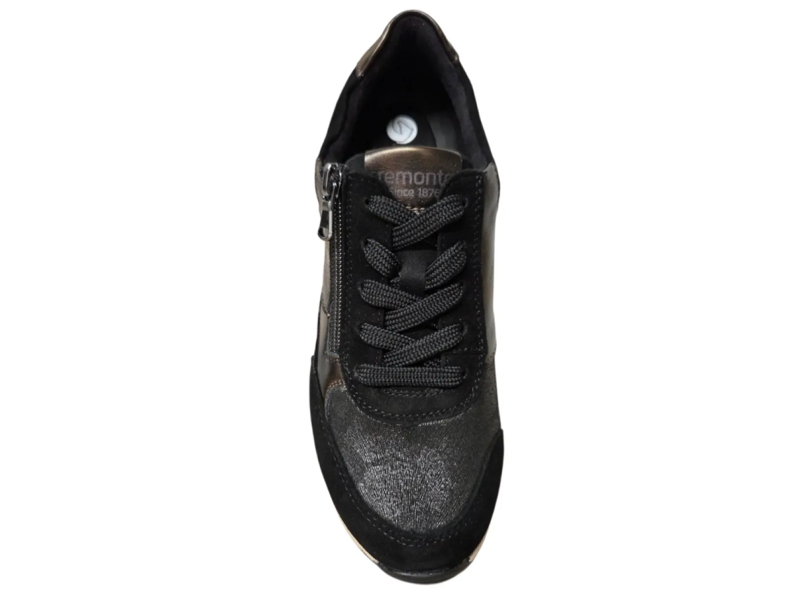 Remonte Remonte D0T23-03 Sneakers Zwart Brons Suede En leer Dames