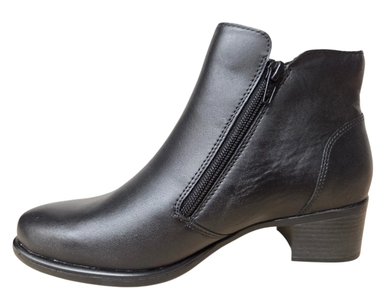 Remonte Remonte R5190-00 Enkellaarzen Zwart Leer Dames