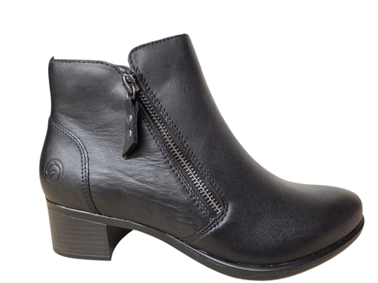 Remonte Remonte R5190-00 Enkellaarzen Zwart Leer Dames